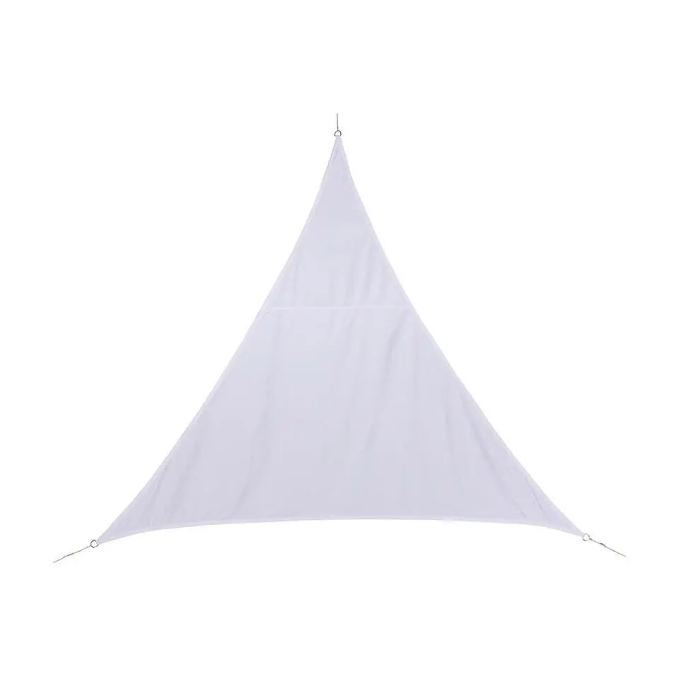 Hesperide Schaduwdoek Curacao - driehoekig - wit - 2 x 2 m
