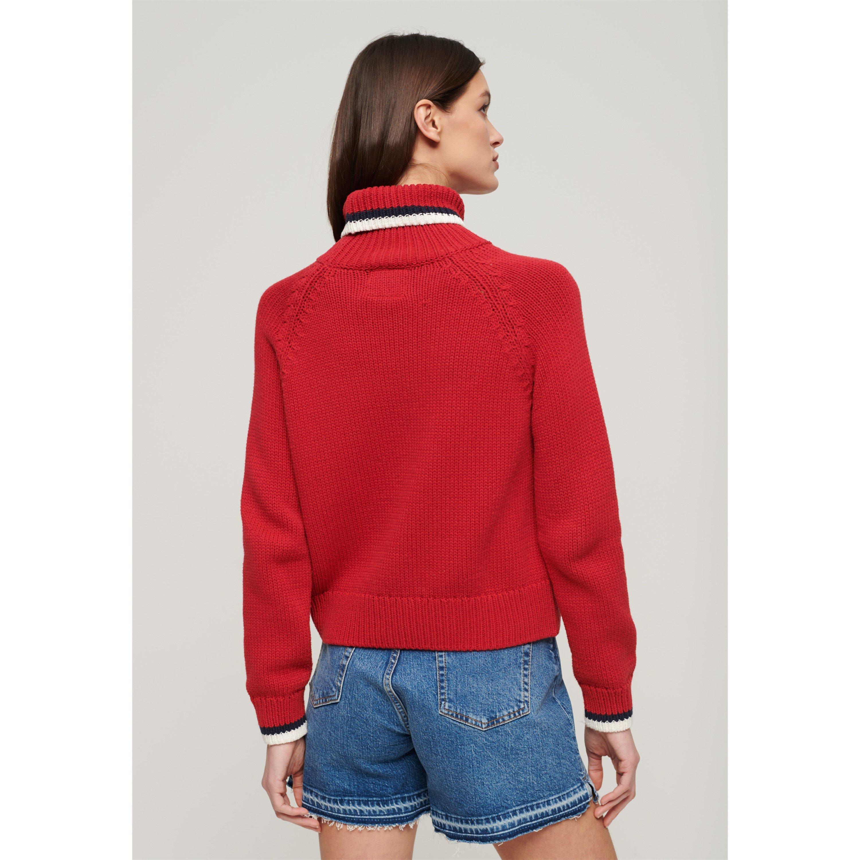 Superdry Americana Roll Neck Knit Jumper