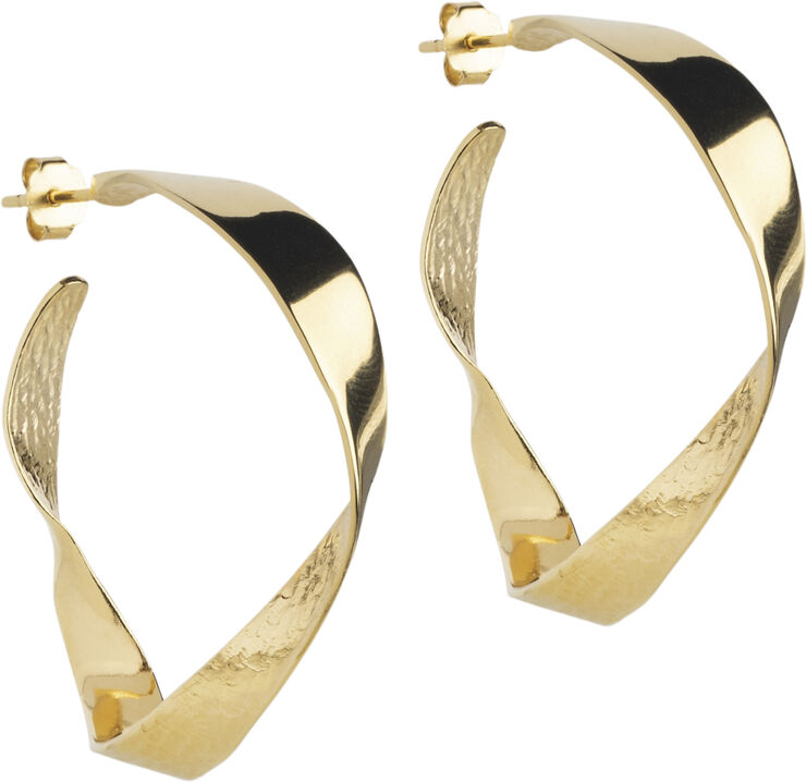 ENAMEL Copenhagen Hoops, Scarlet Large 925s/gp/m