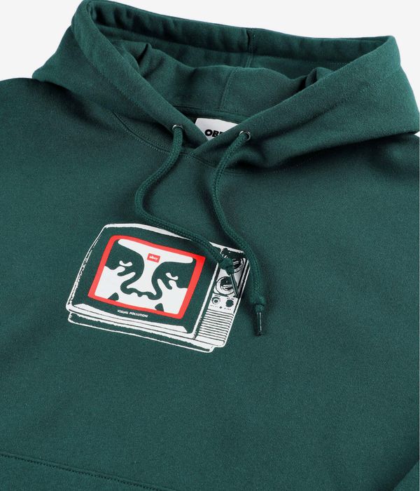 Obey TV Hoodie (rain forest)