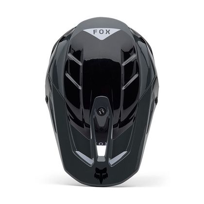 Casque cross Fox V3 - IMPRESSION - ENFANT - Gris / Noir