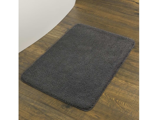 SEALSKIN - Tapis de bain angora 60x90 cm gris