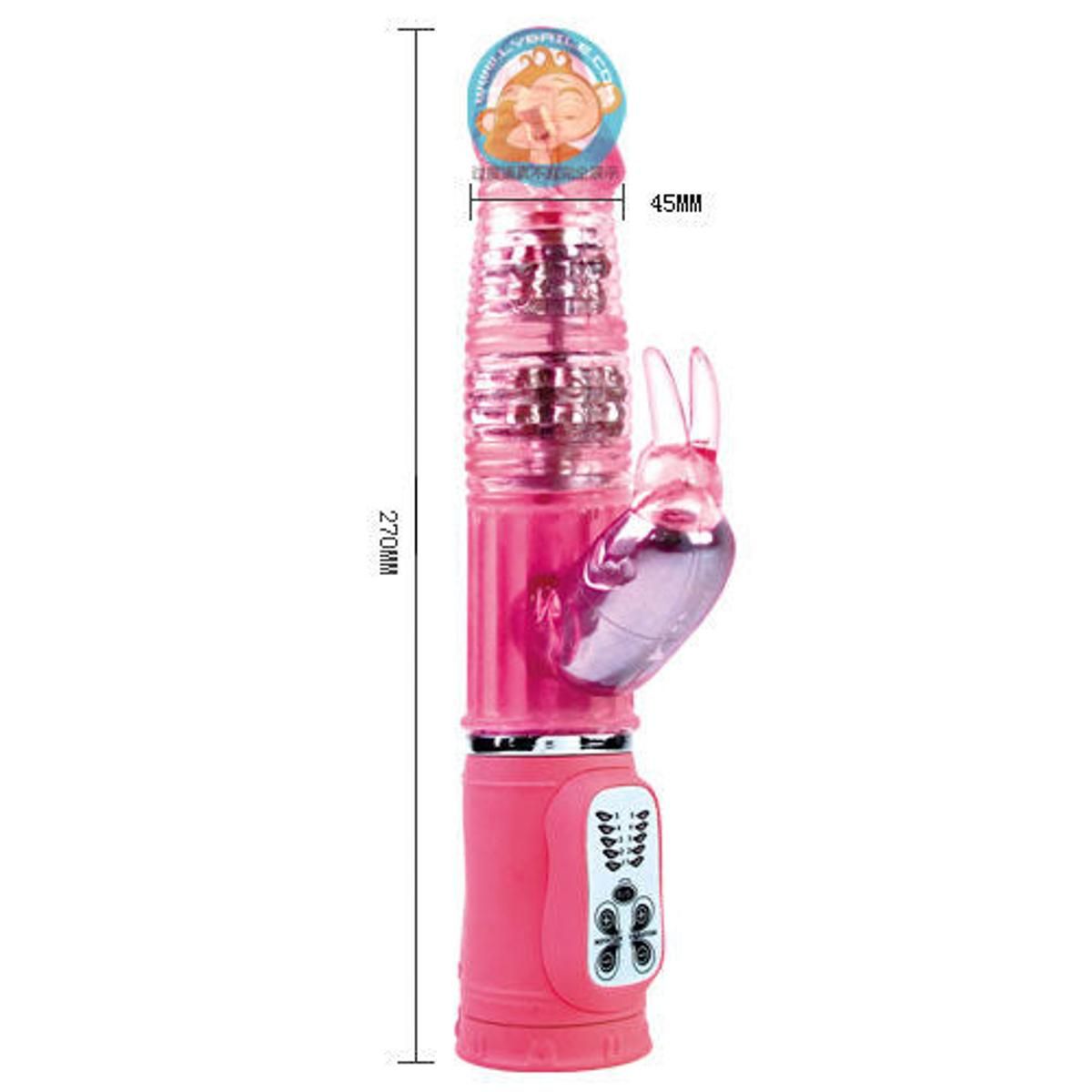 Rabbitvibrator Rock Passion Bunny | Klitoris Stimulation mit Rotationsfunktion| Baile