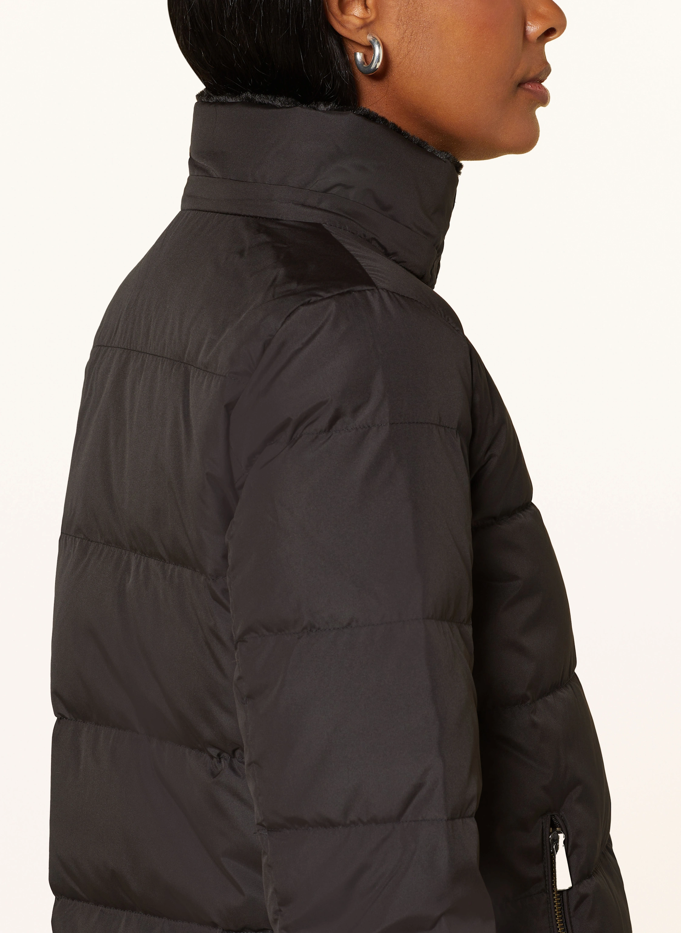 LAUREN RALPH LAUREN Daunenjacke mit abnehmbarer Kapuze und Kunstpelz