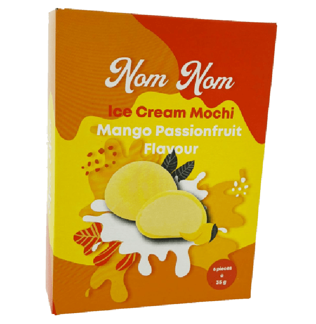 Nom Nom Bevroren Mango Passievruchten Mochi Ijs 6x30g