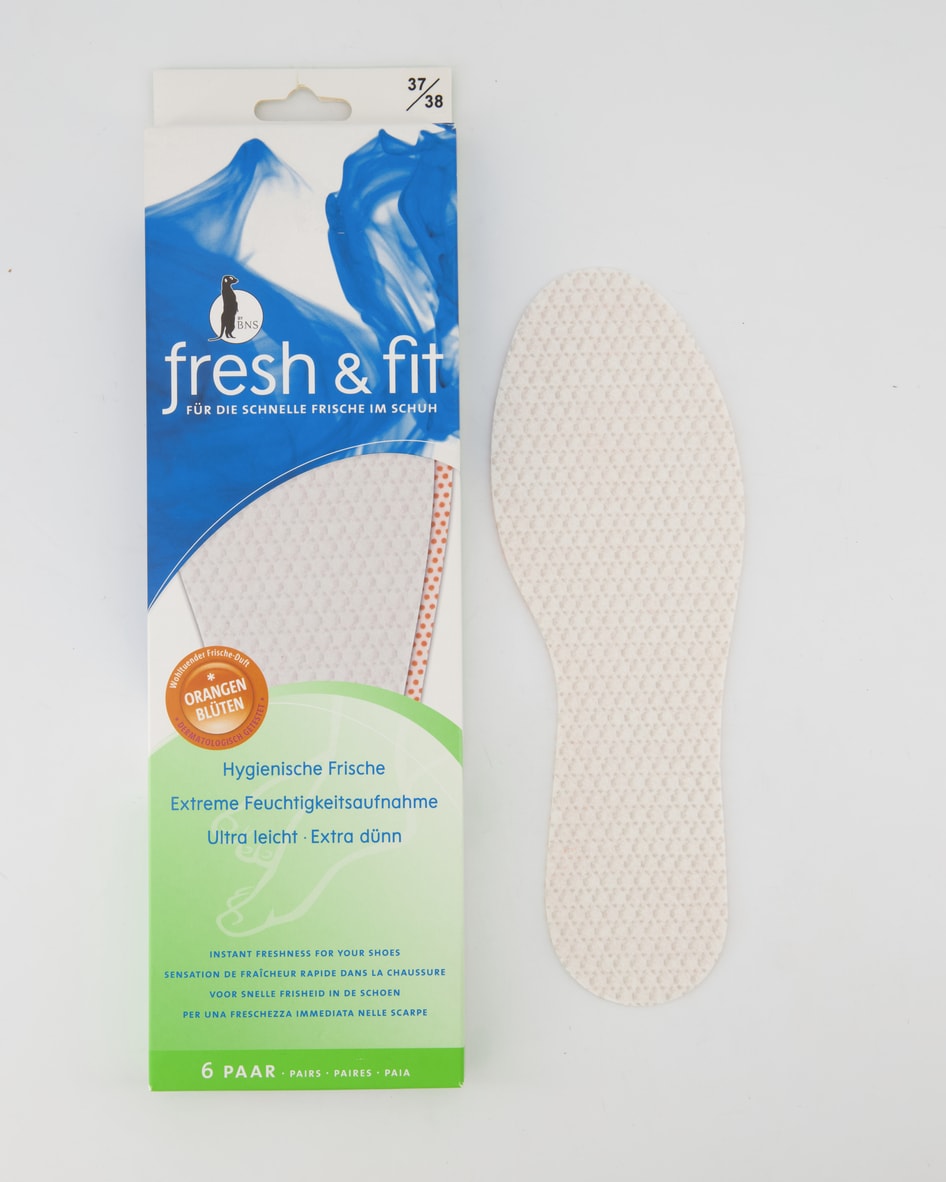 Bergal Fresh & Fit Einlegesohlen in Weiß