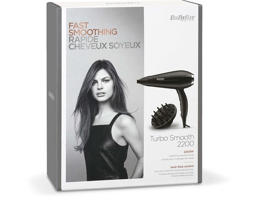 BABYLISS - Sèche-cheveux D572DE Turbo Smooth 2200