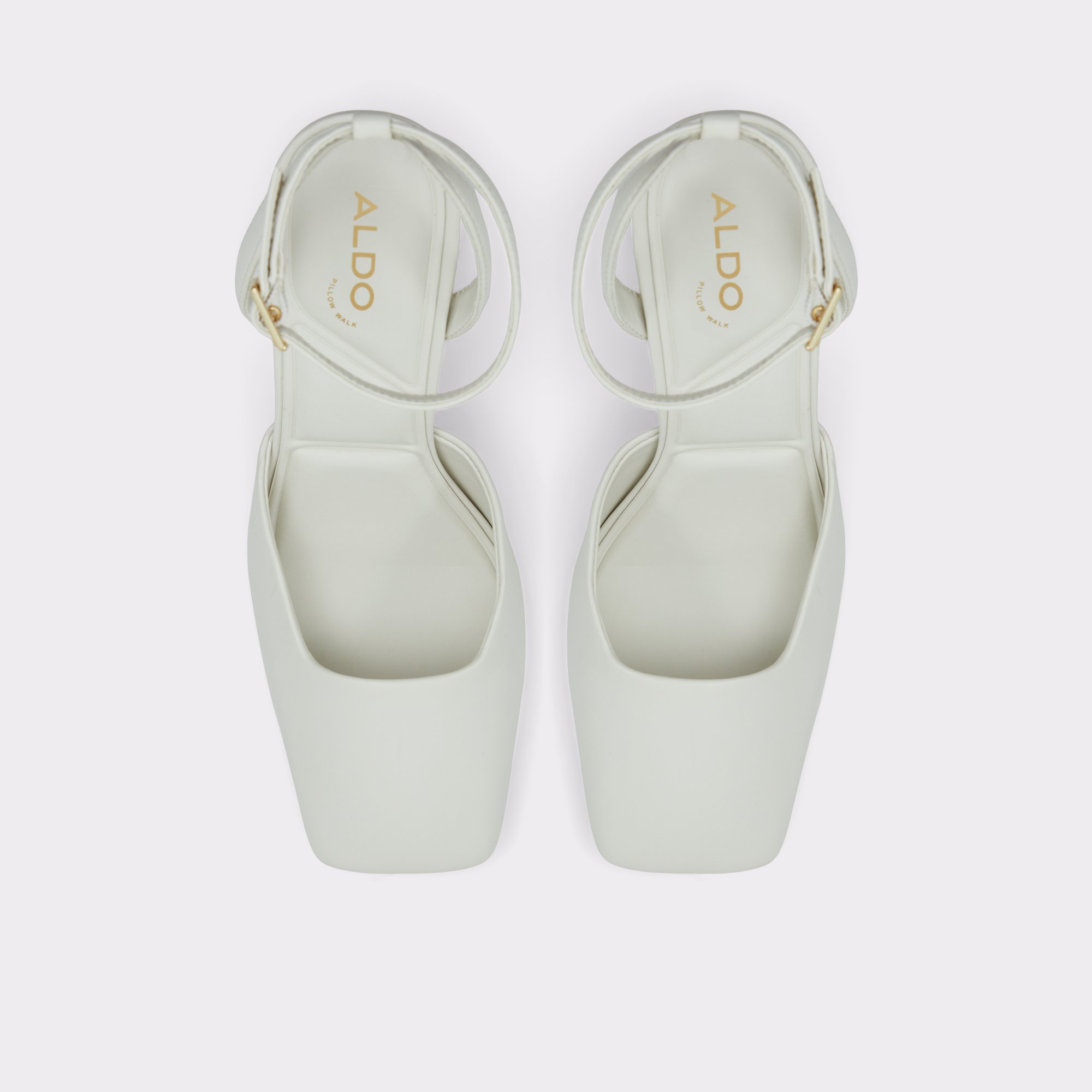 Ingenue White-Bone Women Strappy Heels