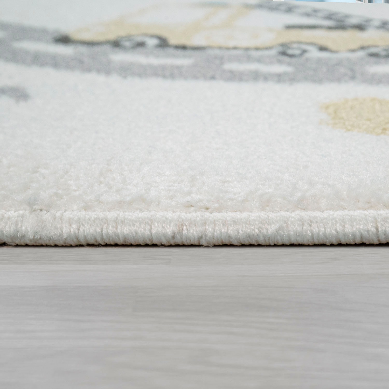 Paco Home Kinderteppich »Nino 885« rechteckig 13 mm Höhe Kurzflor, Strassen-Spiel-Teppich, Kinderzimmer