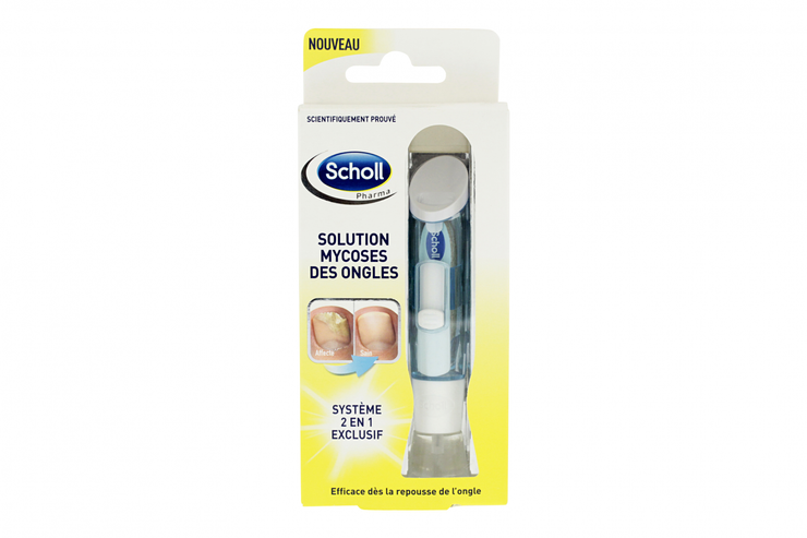 Solution mycoses des ongles 2en1