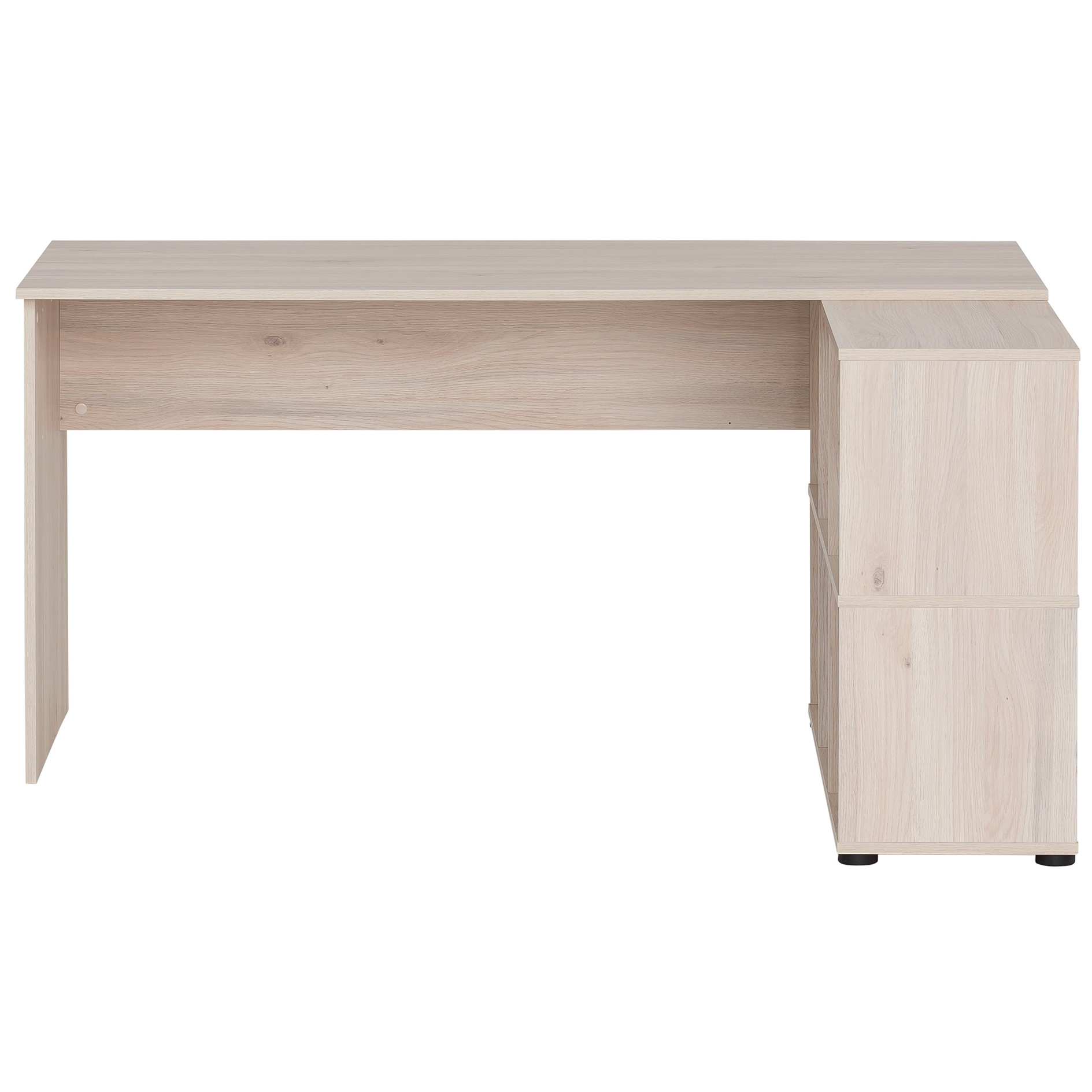 Eck-Schreibtisch - Sandeiche - mit Regal - 150 cm