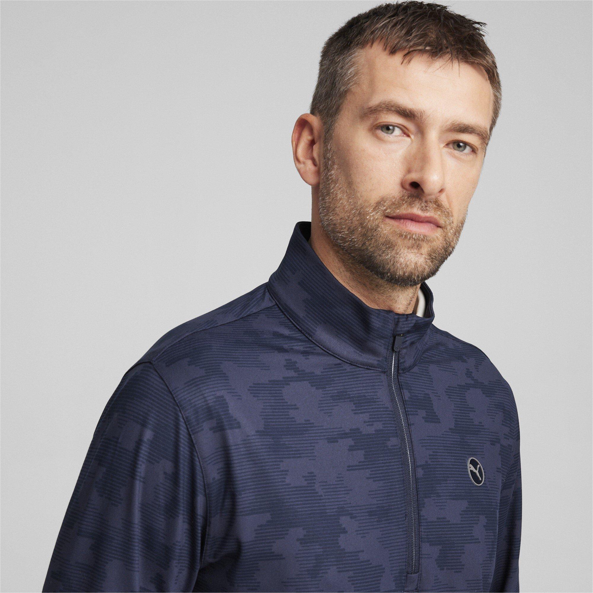 Puma Puma Cloudspun Camo 1/4 Zip Baselayer Top Mens