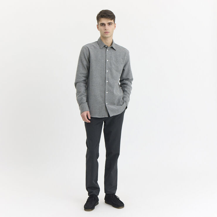 By Garment Makers Bob Structured Shirt Premium Grey melange