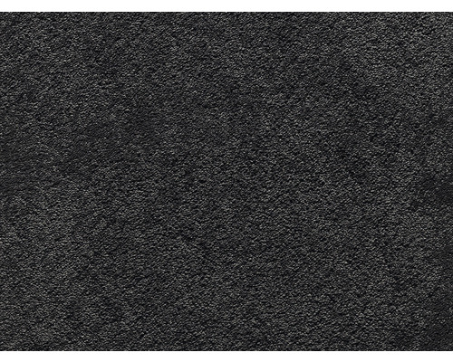 Tapijt Saxony Lester zwart FB98 400 cm breed (per meter verkocht)