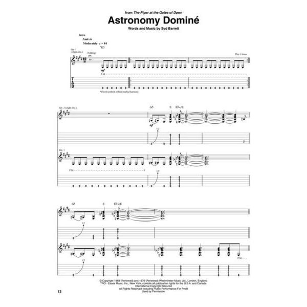 Hal Leonard Pink Floyd Guitar Anthology