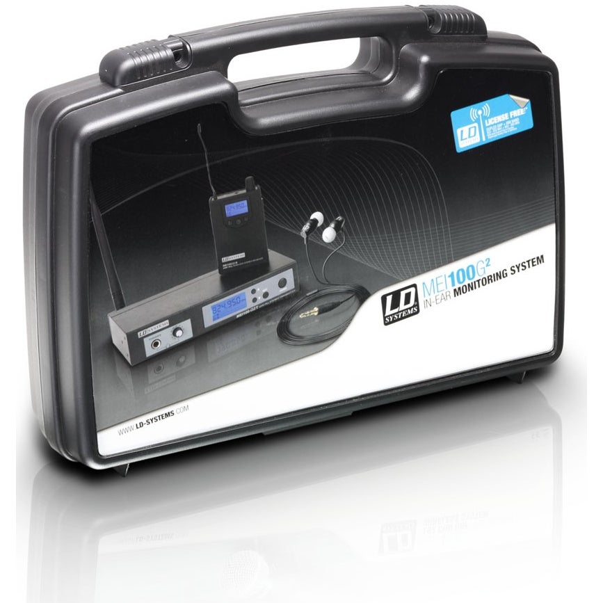 LD Systems MEI 100 G2 draadloos in-ear monitor systeem (863 - 865 MHz)