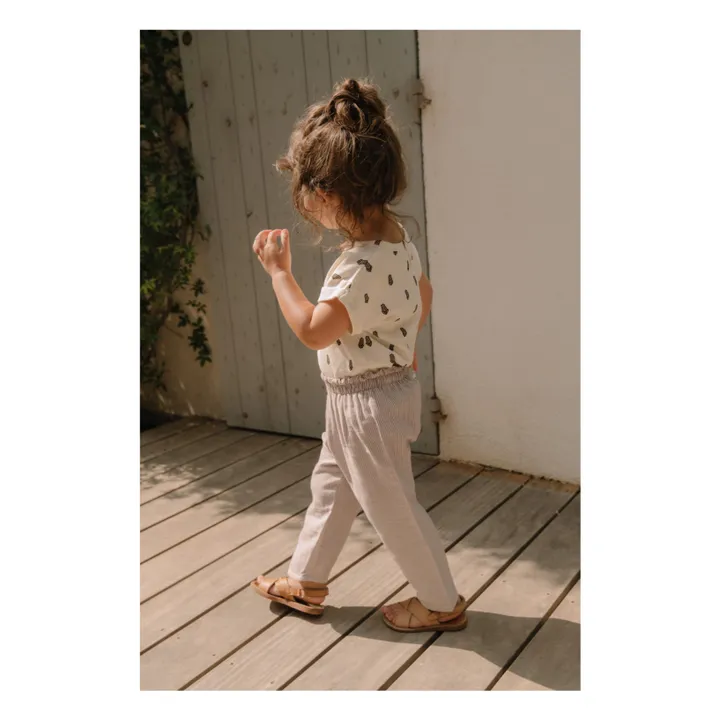 Studio Bohème Pantalon Cousin Rayé | Parme