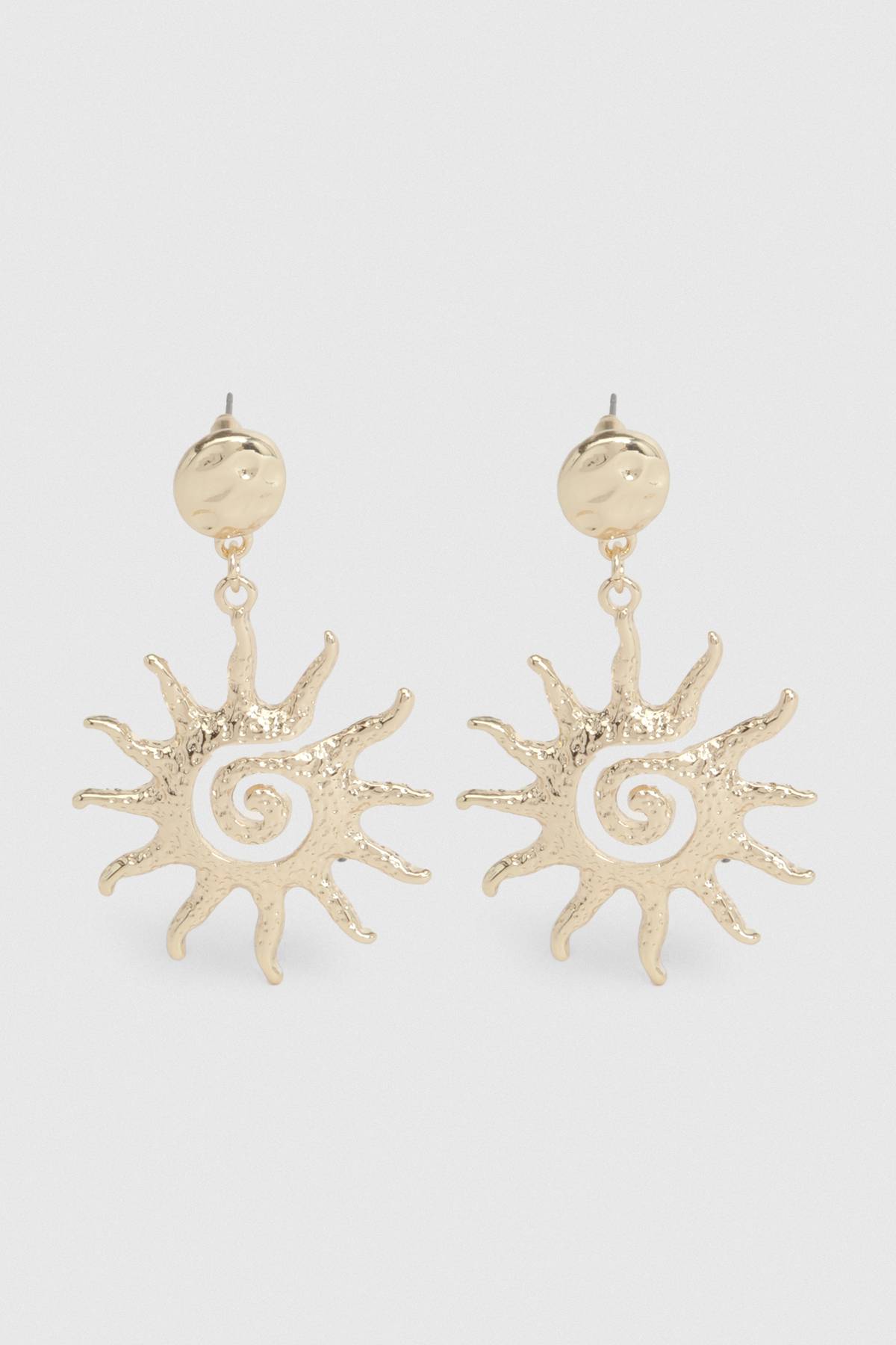 boohoo Boucles D'oreilles Pendantes Soleil Audacieuses