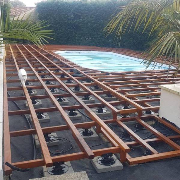 Lambourde en bois exotique 40x60x2150mm naturellement classe 4