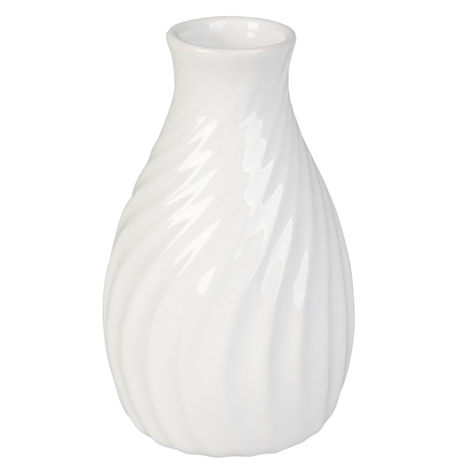 Vase - aus Dolomit - ca. 8 x 8 x 13 cm