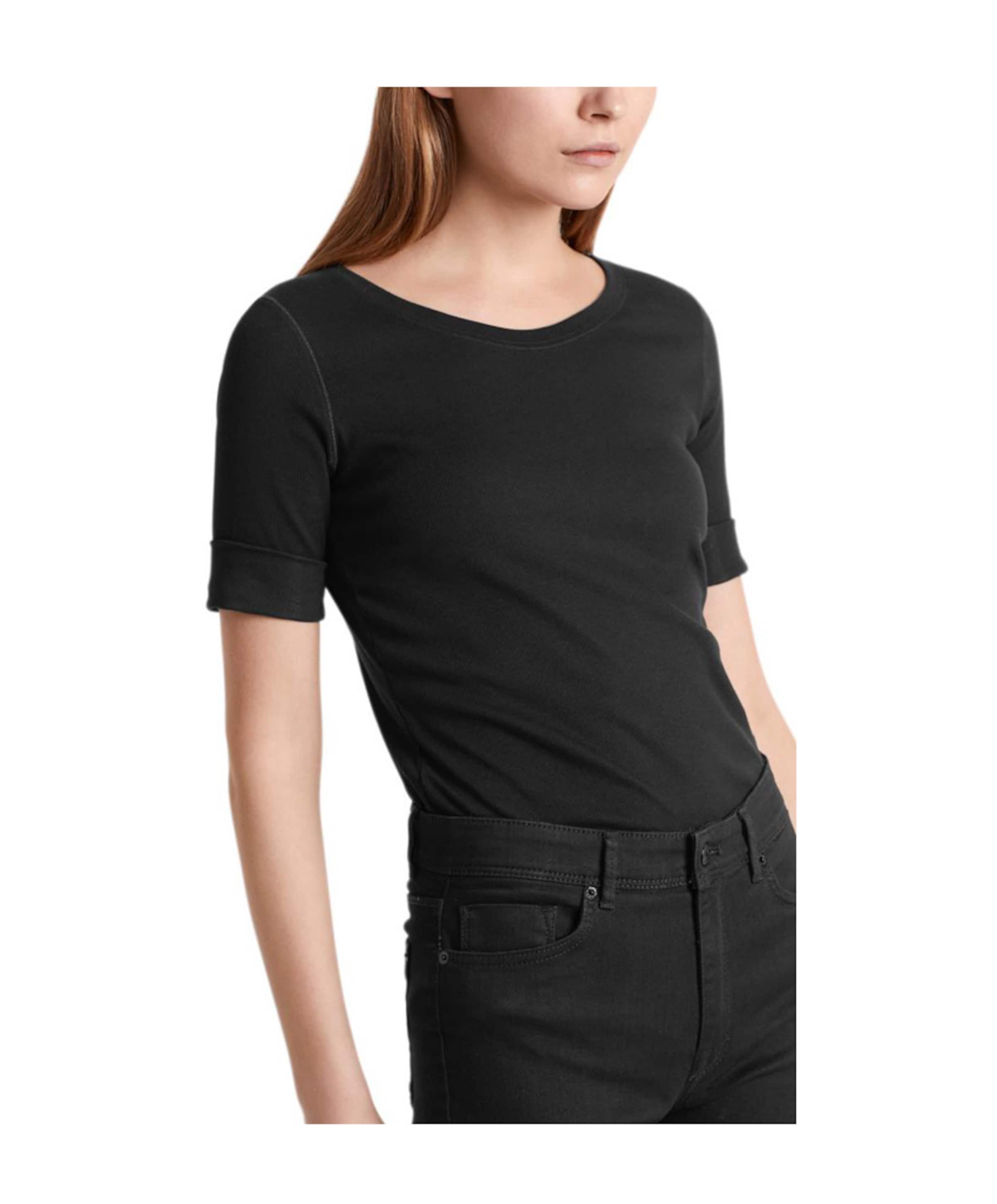 Marc Cain Essentials Dames T-shirt zwart