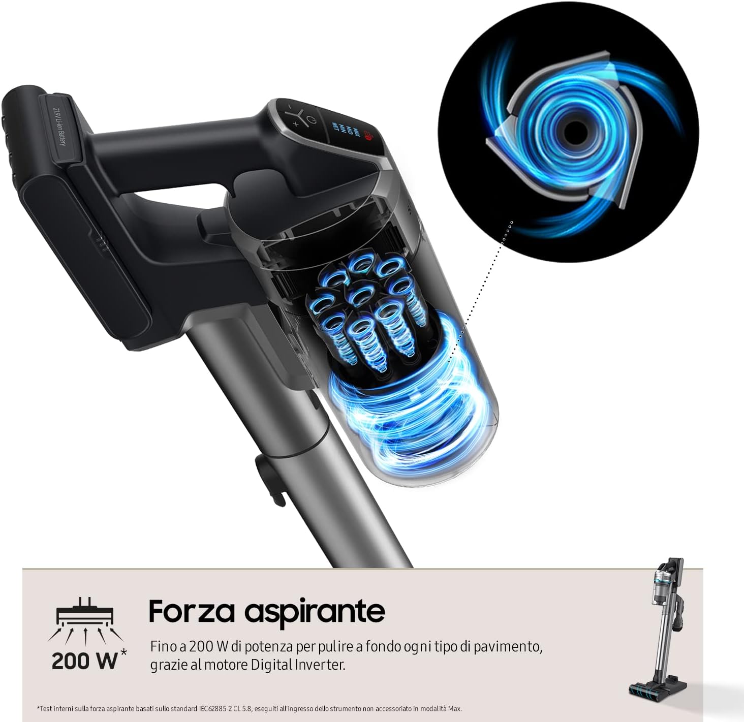 Samsung Jet 90 Multi Vs20r9044t2 Broom Vacuum Cleaner One Size