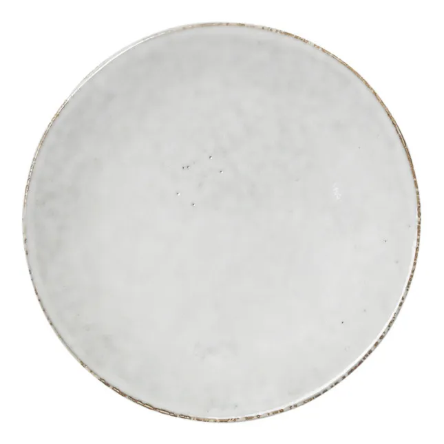 Broste Copenhagen Assiette Nordic sand en grès | Gris clair