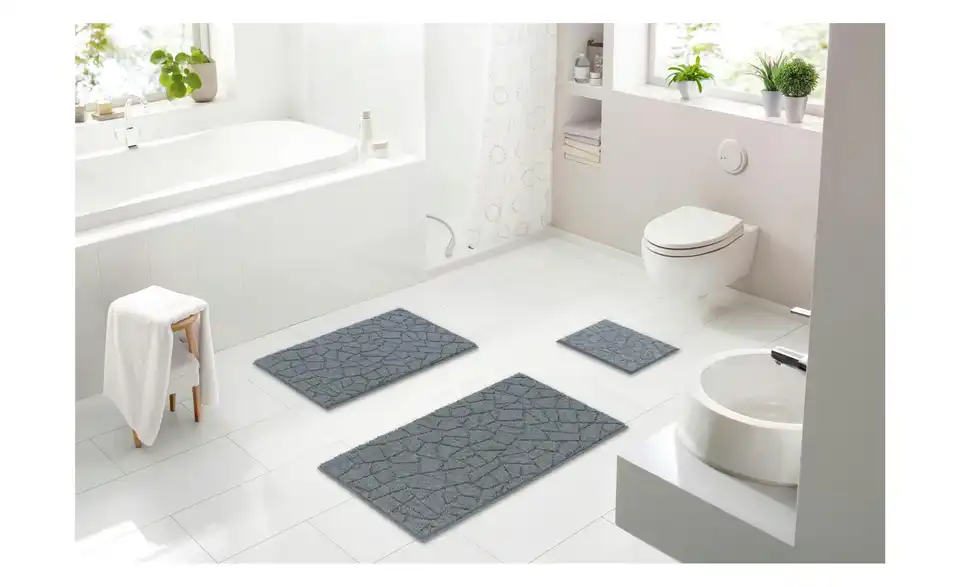 Grund Badematte Schwarz 50x80 cm
