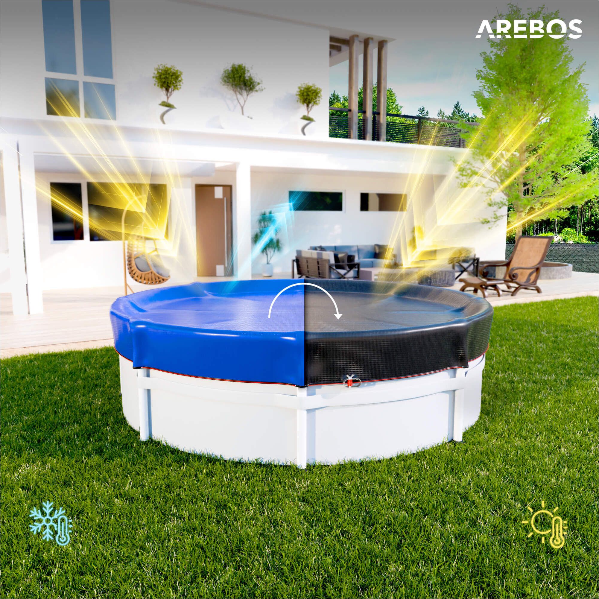 Poolabdeckung rund 460 cm (Für Ø 366-400cm Pools)