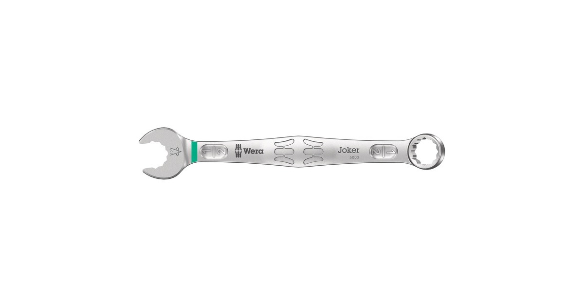 Wera9642 Magneetstrip 6003 Joker Imperial 1 ringsteeksleutelset moersleutel  (inch, 8‑delig)