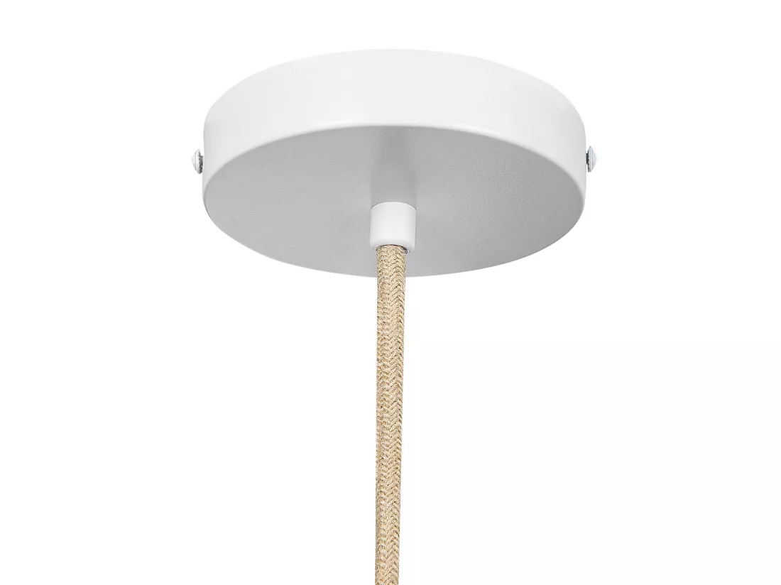Lampe suspension BATALI Rotin Beige