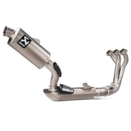 Ligne Complète Akrapovic Racing titane Embout titane - Gris