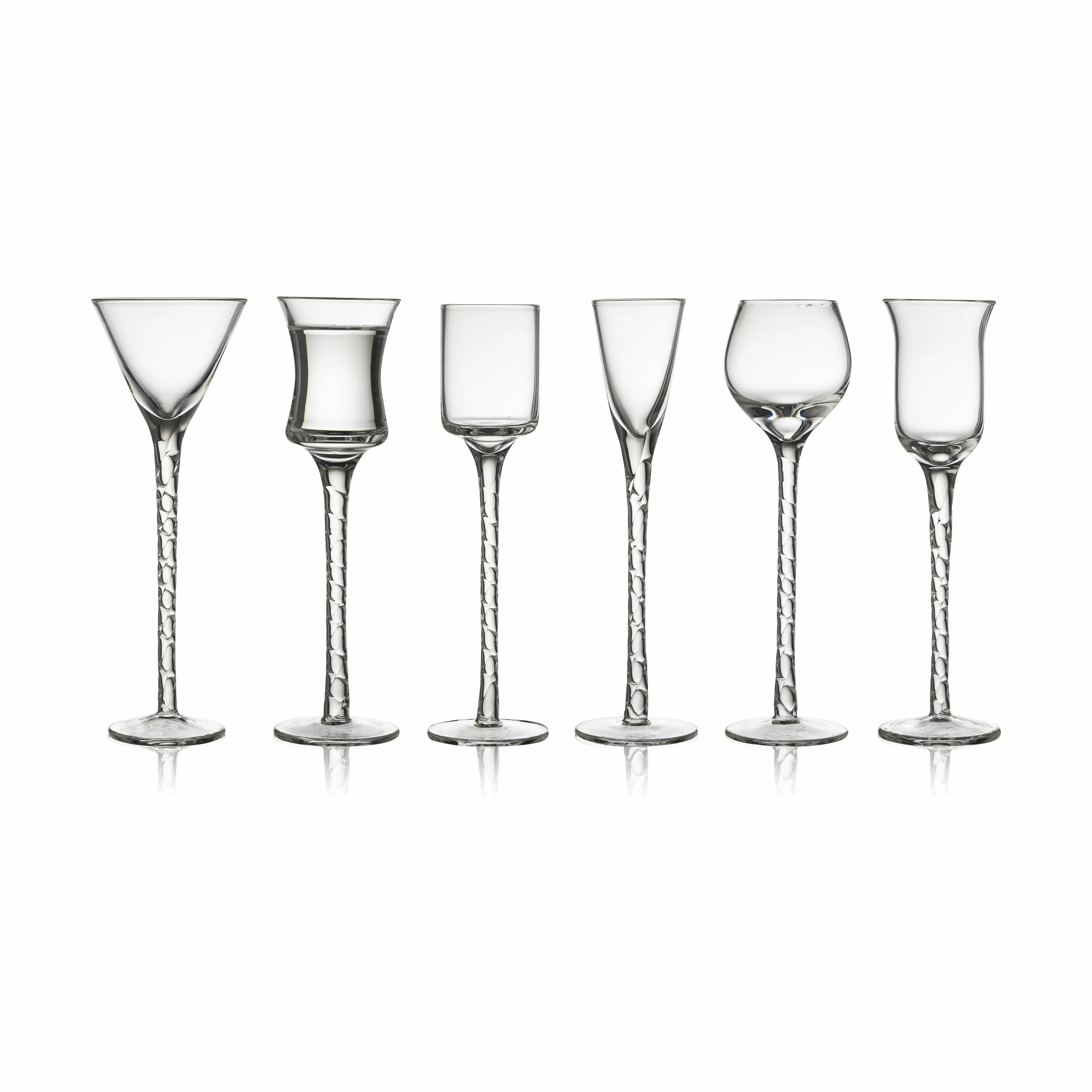 Lyngby Glas Rom Snapseglas - 6 stk.