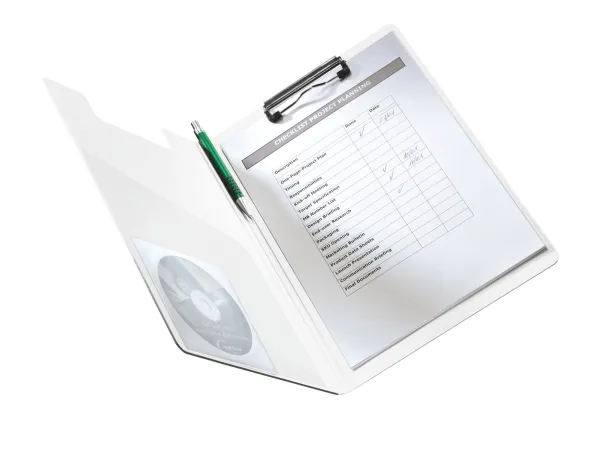 Clipboard med forside Leitz WOW A4 Isblå - (10 stk.)