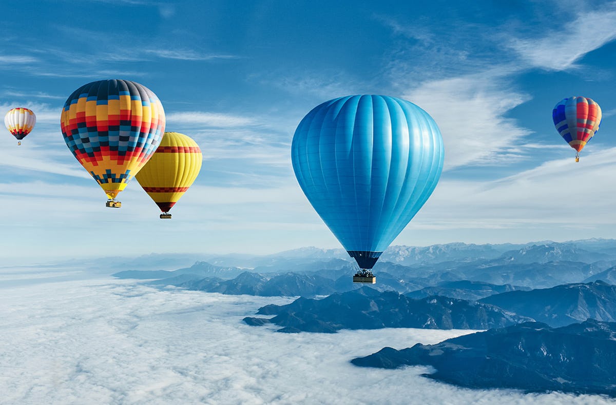 Ballonfahrt Winterzauber Oy Mittelberg