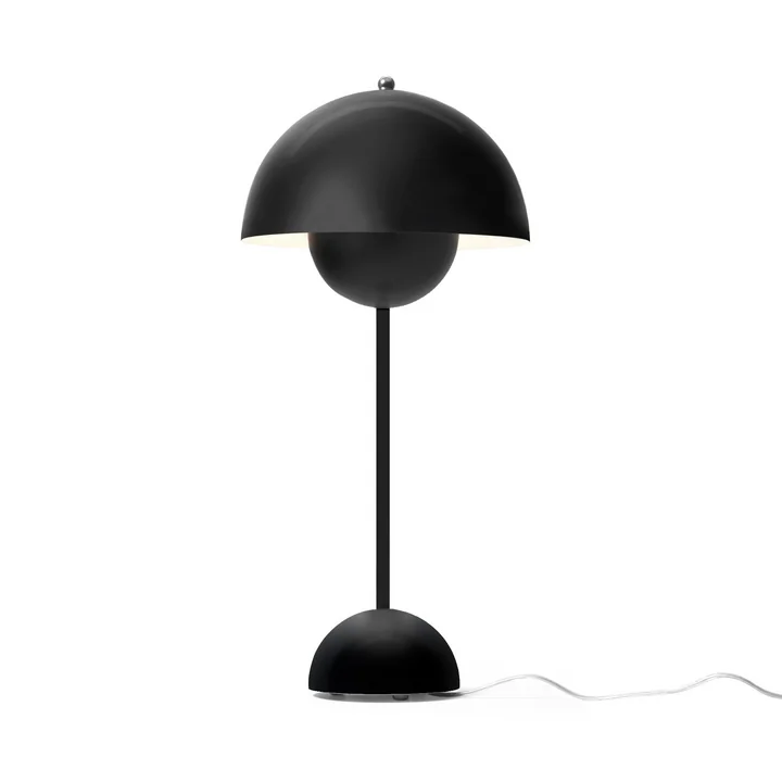 &Tradition - FlowerPot Tischleuchte VP3, schwarz matt
