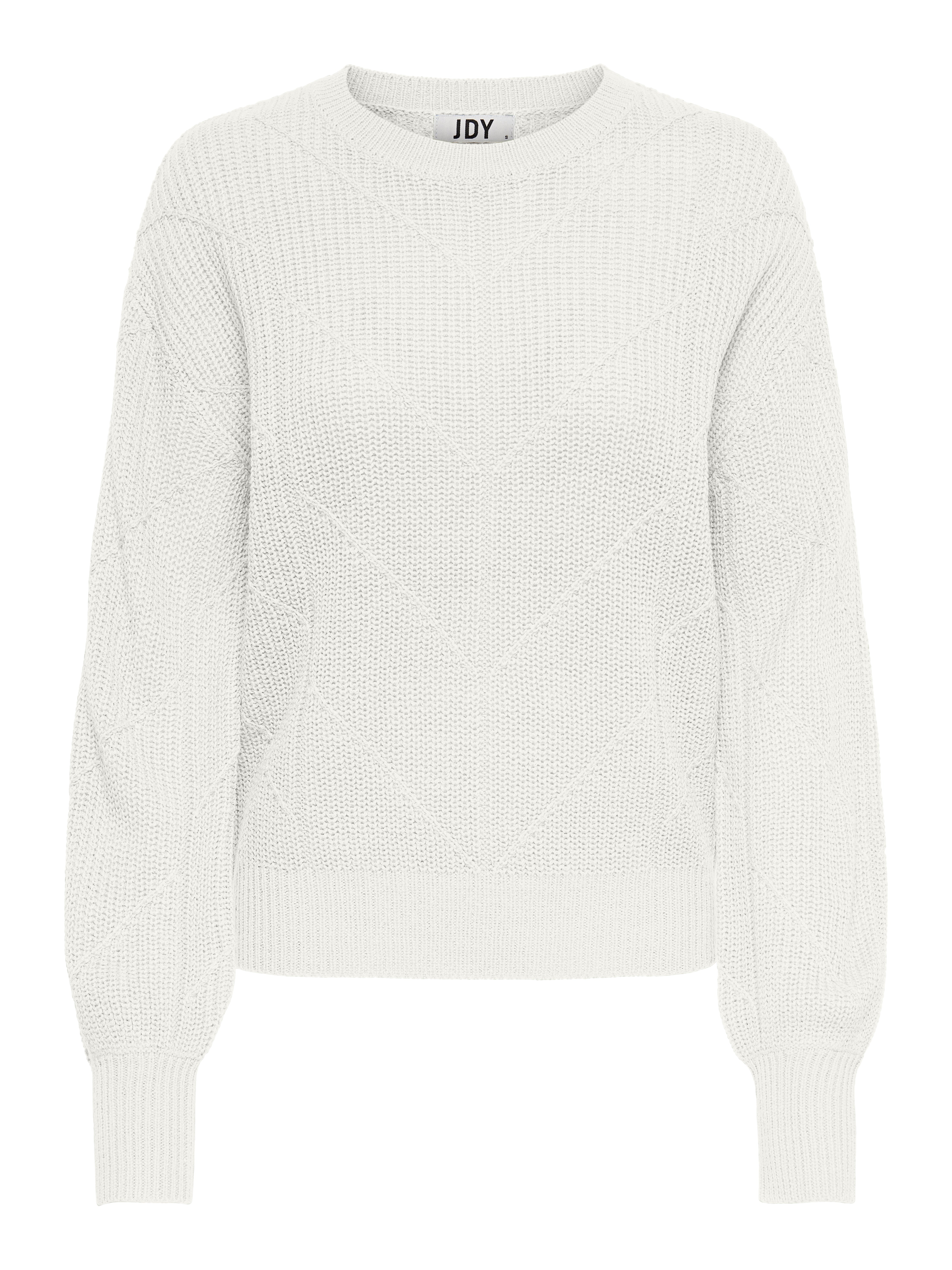 JDYLENETTE Strickpullover Cloud Dancer
