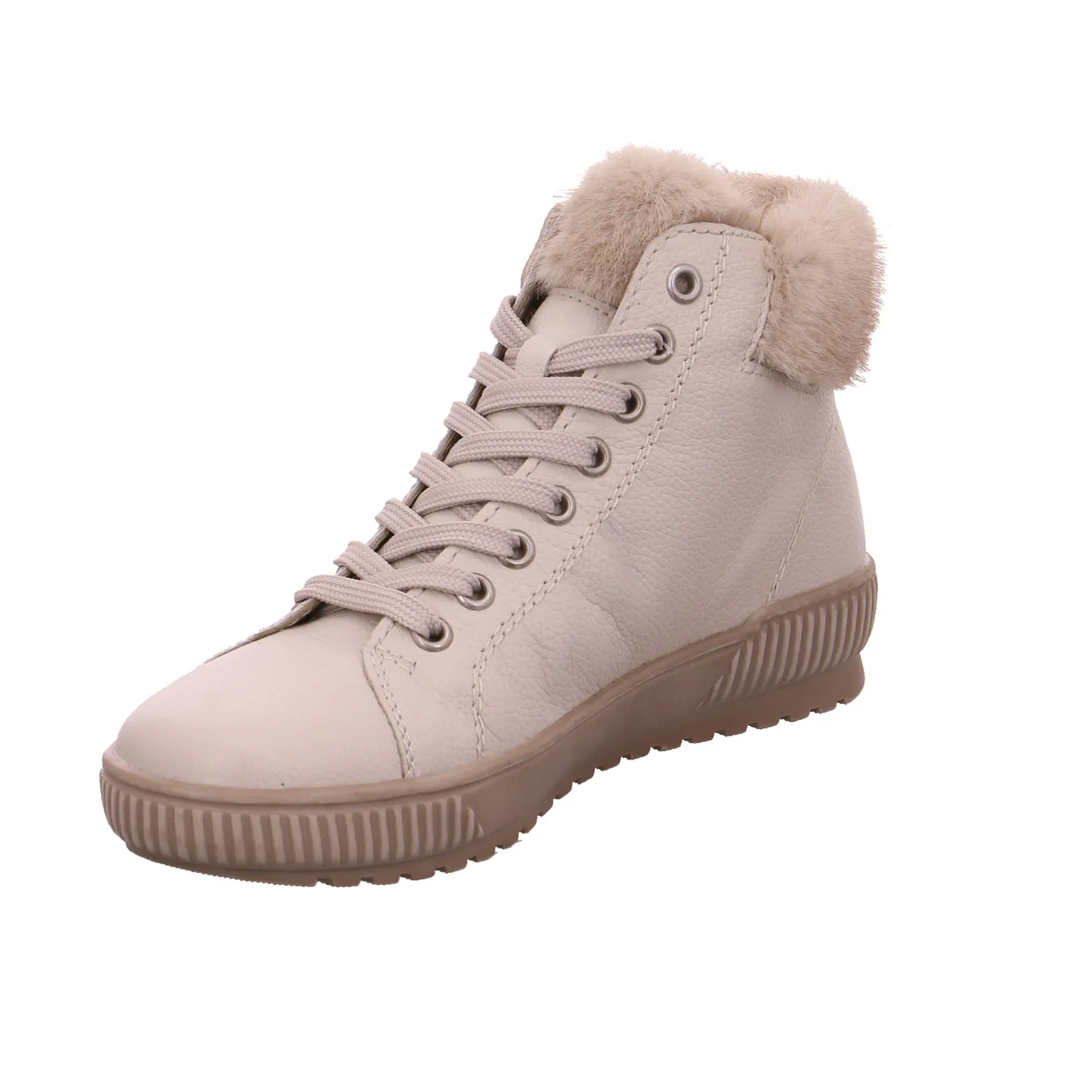 REMONTE Mid Cut Sneaker Offwhite Leder  mit TEX Membrane