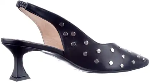 Babouche zwart Jacky-1 - maat 44 pump zwart - maat 44 Calandschoen