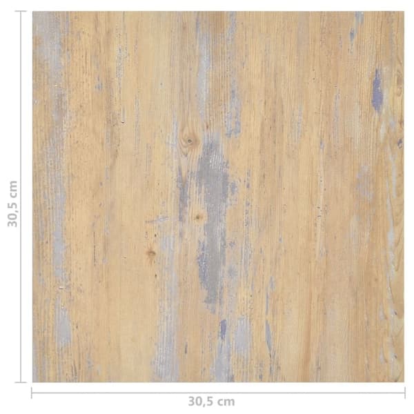 vidaXL Selvklebende gulvplanker 20 stk PVC 1,86 m² brun