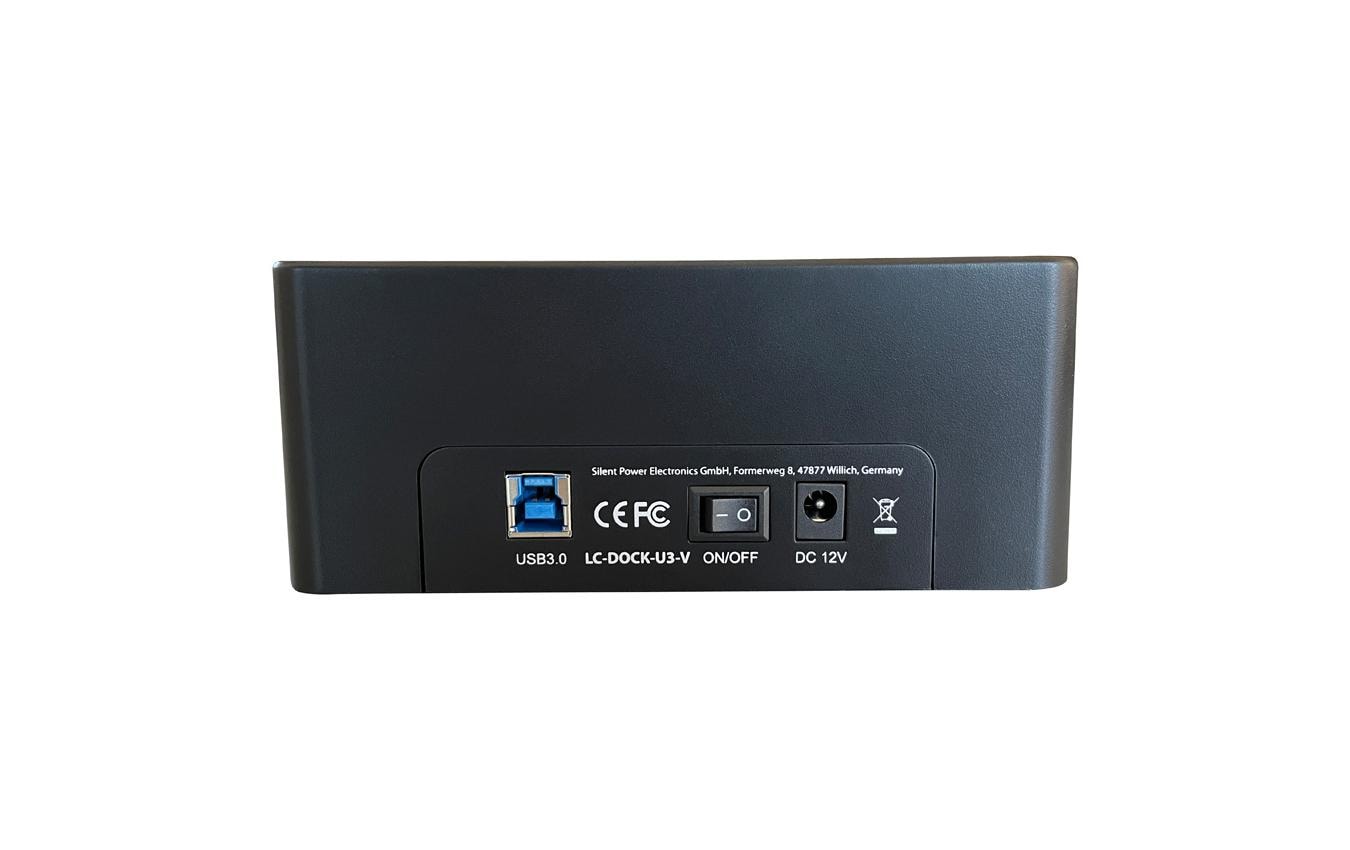 Docking- und Klonstation LC-DOCK-U3-VFestplatten-Dock mit Kopierfunktion