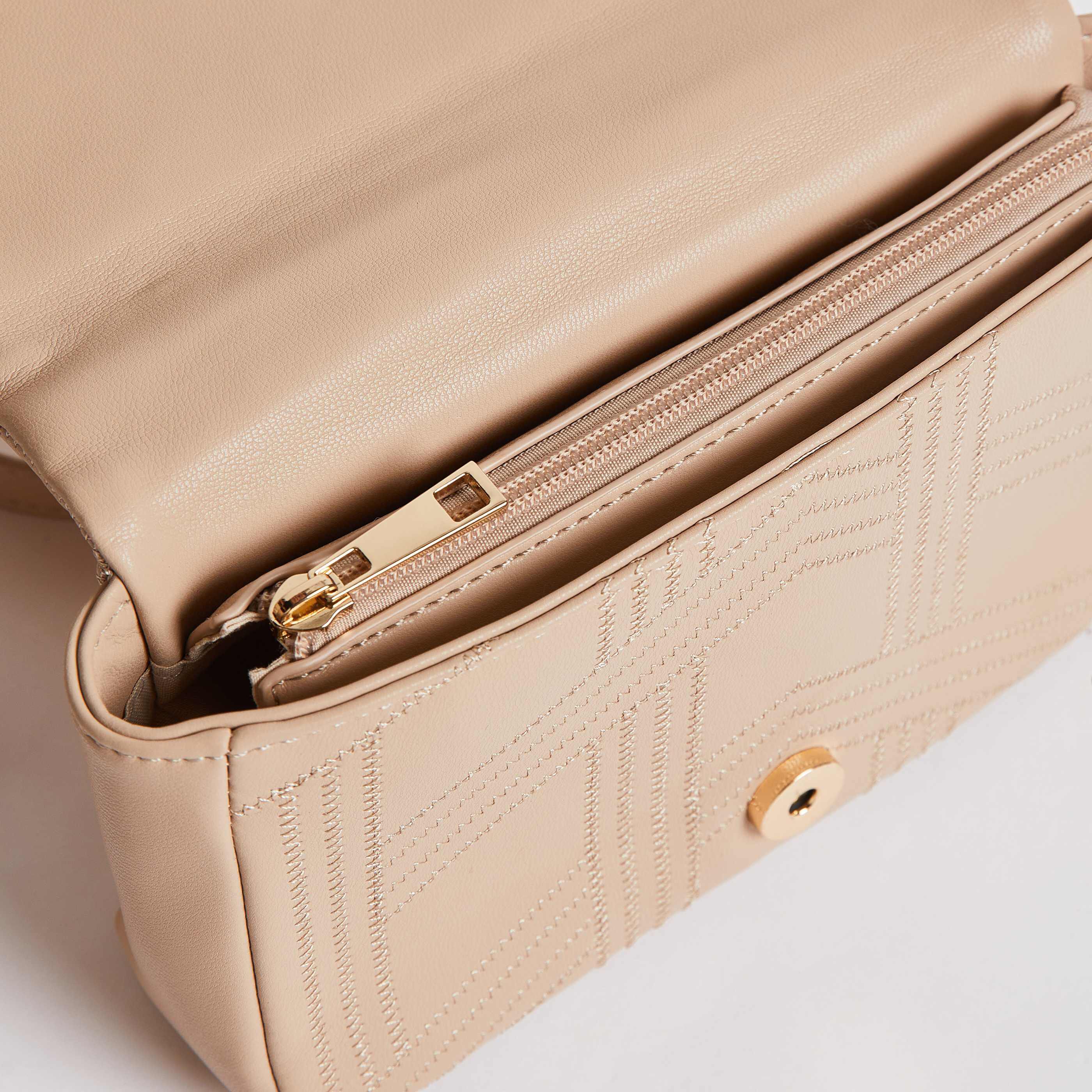 Petit sac matelassé femme - BEIGE