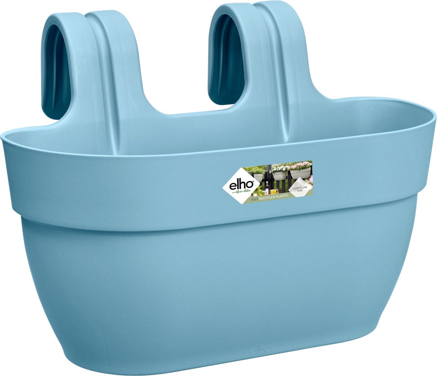 Elho balkonbak Vibia Campana Easy Hanger blauw 36 x 24,1 x 26,5 cm