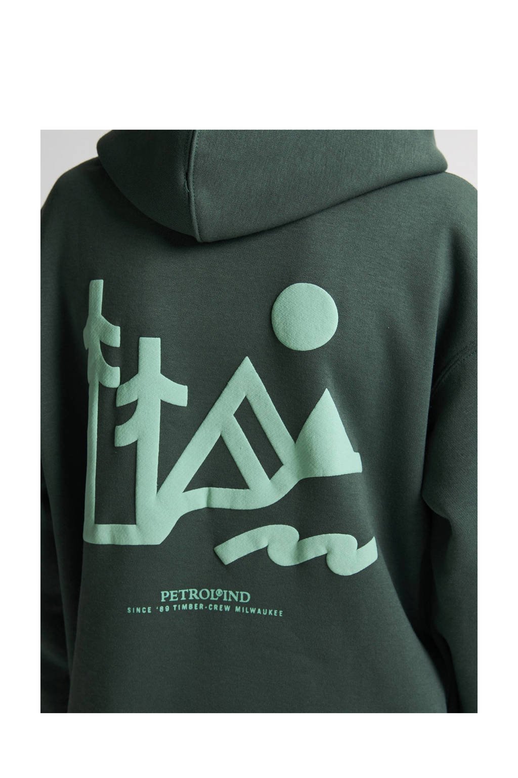 Petrol Industries hoodie donkergroen