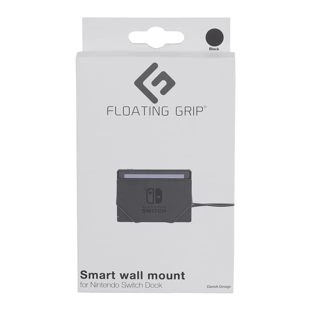FLOATING GRIP NINTENDO SWITCH DOCK WALL MOUNT (BLACK)