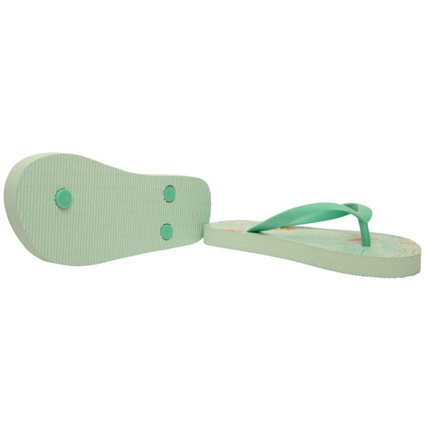 Tongs imprimé feuillage pour garçon - Bleu