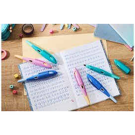 Stylo plume EASYbirdy R Pastel Edition, bleu/azur