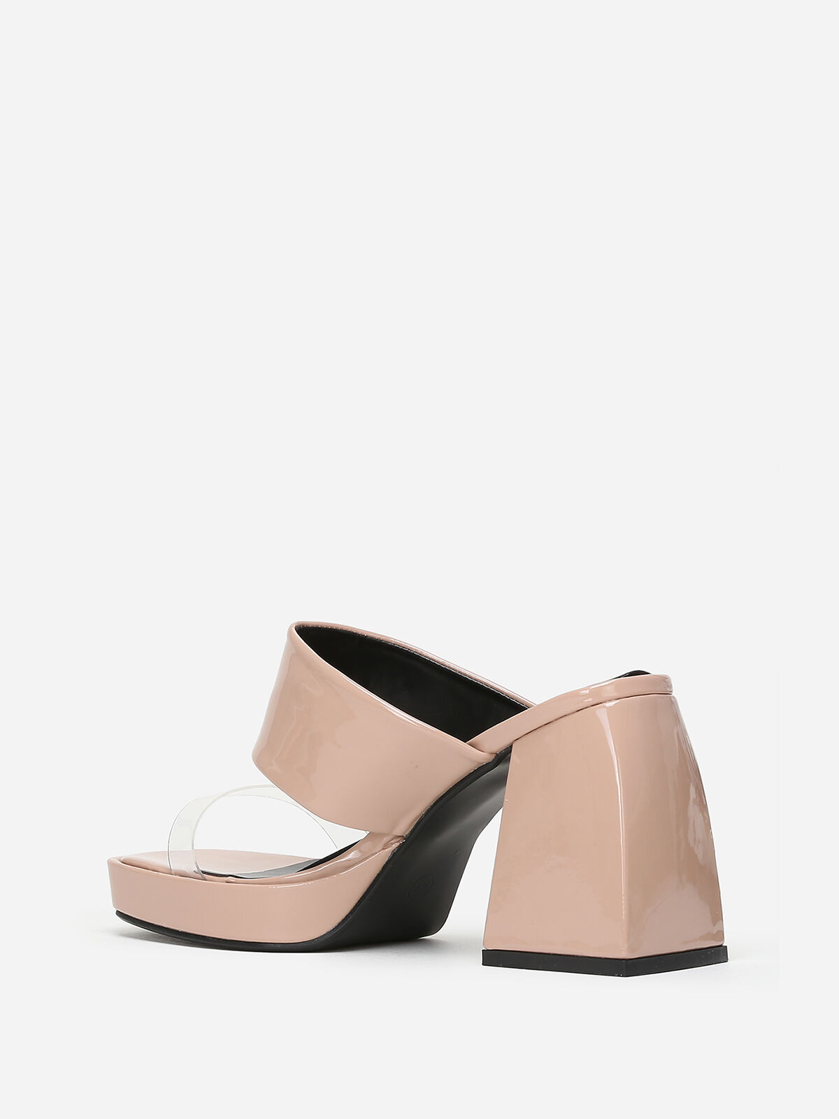 Mules style babies vernies- Taupe