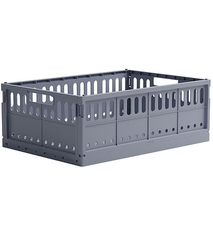 Made Crate Foldekasse - Maxi - 48x33x17,5 cm - Blåe Grey
