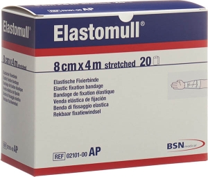 ELASTOMULL Gazebinde weiss 4 m x 8 cm, 20 Stück